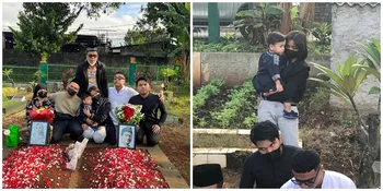 Thariq Halilintar Temani Fuji Ziarah ke Makam Febri Andriansyah dan Vanessa Angel, Faisal: Dia Bagian Dari Kami