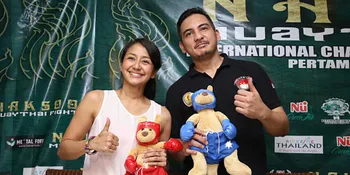 Tinggalkan Dunia Hiburan, Amara dan Frans Serius di Muay Thai