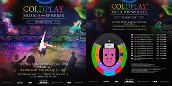Tips dan Trik Dapatkan Tiket Konser Coldplay di Jakarta , Catat yang Harus Dipersiapkan