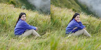 Tissa Biani Bangga Rayakan Ultah Mama di Puncak Merbabu