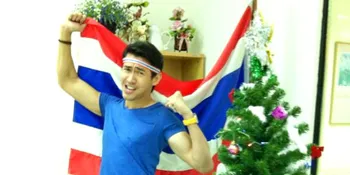 Tolak RUU Amnesti Politik, Hessel Steven Ikut Demo di Bangkok