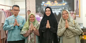 Turut Ramaikan Peluncuran Boutique Haitwo, Oki Setiana Dewi Berharap Indonesia Jadi Kiblat Fashion Busana Muslim