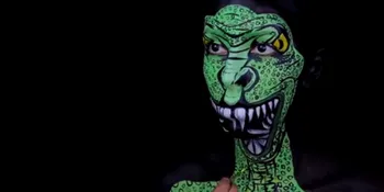 Tutorial Make Up Ala Dinosaurus 'JURASSIC WORLD', Seram!