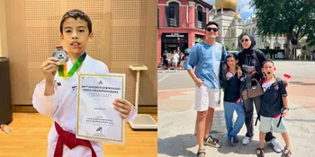 Tya Ariestya Bangga Sang Anak Raih Juara di Kejuaraan Taekwondo