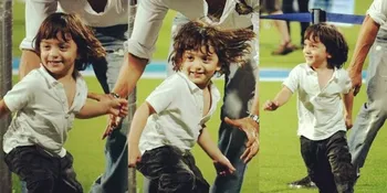Ultah Ala AbRam Khan, Dirayakan di Atas Pesawat Terbang