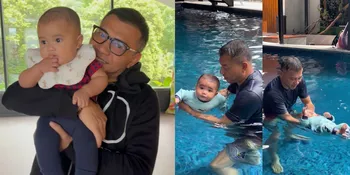 Umur 5 Bulan, 7 Potret Azura Anak Atta dan Aurel Renang Bareng Anang Hermansyah - Berani Diajak Nyelam