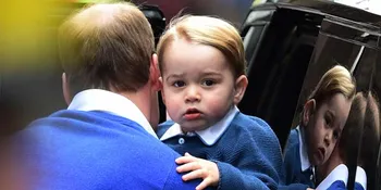 Unyu! Digendong William, George Jenguk Adiknya Yang Baru Lahir