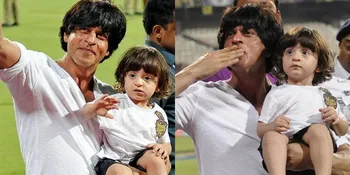 Unyu! Tak Hanya Shahrukh Khan, AbRam Juga Ikut Narsis Sapa Fans