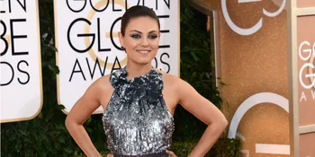 Ups! Baju Mila Kunis Tersingkap Angin