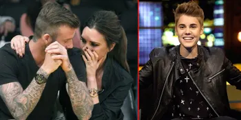 Ups, David Beckham Ketahuan Simpan Lagu Justin Bieber!