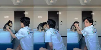 V BTS Bagikan Kabar Terbaru Yeontan yang Sempat Gagal Jalani Operasi Saluran Pernapasan