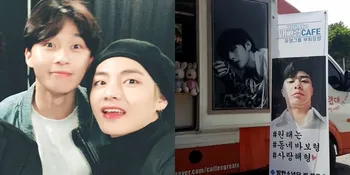 V BTS Kirimkan Truk Makanan Kocak Untuk Park Seo Joon