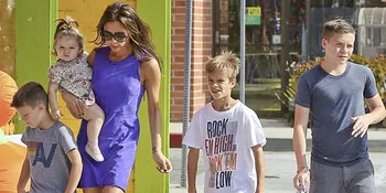 Victoria Beckham, Ibu Yang Bahagia!