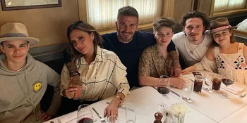 Victoria Pamer Sikap Manja Harper Saat Peluk David Beckham, Sweet!