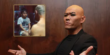 [VIDEO] Azka Kesakitan Wajahnya Kena Lutut Deddy Corbuzier