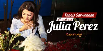 [VIDEO] Bikin Sedih, Sarwendah Menangis di Makam Julia Perez