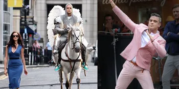 [Video] Demi Wanita Cantik, Robbie Williams Rela Ditabrak Mobil