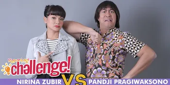 [VIDEO] Nirina Zubir dan Pandji Pragiwaksono Dapat Tantangan, Siapa Yang Menang?