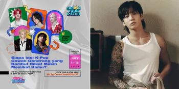 [VOTE HERE] Potret Jungkook BTS dengan Rambut Gondrong Diikat, Makin Ganteng Memikat