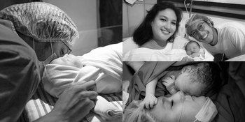 Wajah Bule Disorot, 7 Potret Perdana Anak Pertama Nadine Chandrawinata dan Dimas Anggara - Gemesin Banget!