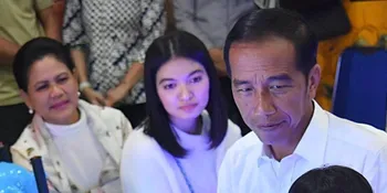 Wajah Jokowi Penuh Senyum Saat Kunjungi Selvi Ananda Pasca Melahirkan