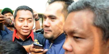 Wajah Letih Saipul Jamiell di Kepolisian, Cuma Komen 'Nggak Papa'