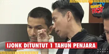 Wajah Tertunduk Lesu, Jonathan Frizzy Dituntut Hukuman 1 Tahun Penjara