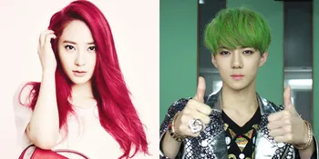 Warna-Warni Rambut Bintang K-Pop Bentuk Pelangi