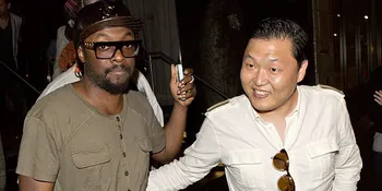 Will.I.Am dan Psy Berburu Sushi di Hollywood