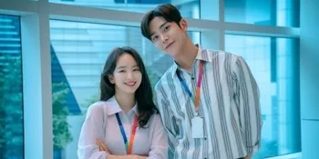 Won Jin Ah dan Rowoon SF9 Ciuman di Tengah Jalan dalam Poster Drama 'SUNBAE, DON'T PUT UP THAT LIPSTICK'
