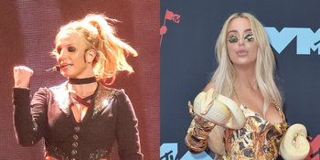 Youtuber Tana Mongeau Bawa Ular ke VMAs 2019, Tiru Gaya Britney Spears 18 Tahun Lalu?