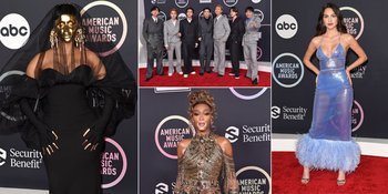 10 Artis Ini Sukses Jadi Best Dress di Red Carpet American Music Awards 2021, Ada BTS Hingga Cardi B