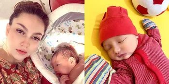10 Foto Baby Axelo Putra Ketiga Alessica Cestaro, Ganteng Banget dan Sudah Jago Pose
