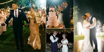10 Foto Resepsi Pernikahan Miller Khan yang Baru Terungkap, Momen First Dance Sampai Ciuman Romantis