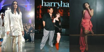 10 Potret Artis Hadiri Fashion Show Harry Halim, Wulan Guritno - Sophia Latjuba Stunning Melenggang di Atas Runway