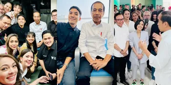 10 Potret Artis Nyobain LRT Bersama Presiden RI, Ajak Masyarakat Naik Transportasi Umum - Antusias Bisa Selfie Bareng Pak Jokowi