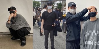 10 Potret Baekhyun EXO Berangkat Wajib Militer, Diantar Sang Kakak - Tutupi Kepala Botak Pakai Topi