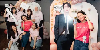 10 Potret Bridal Shower Yunita Siregar 'Dihadiri' Jin BTS, Diberi Kejutan Spesial Para Sahabat & Didukung Suami