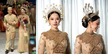 10 Potret Detail Penampilan Athina Istri Rio Haryanto di Malam Resepsi, Elegan Pancarkan Aura Old Money
