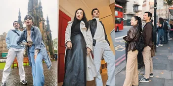 10 Potret Hesti Purwadinata & Edo Borne Liburan ke Inggris, Dari yang Serius Sampai Kocak Banget Ada Semua