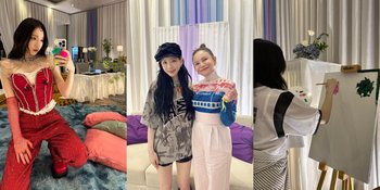 10 Potret Keseruan Taeyeon Girls Generation Selama di Jakarta, Ketemu Rossa - Icip Jajanan Lokal di Backstage