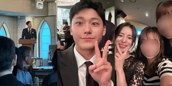 10 Potret Lee Do Hyun dan Lim Ji Yeon Kondangan Bareng, Dipercaya Jadi MC - Diajak Foto Tamu Undangan Lain