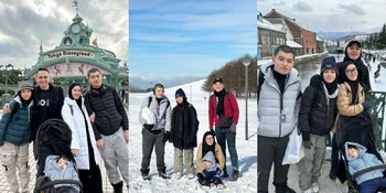 10 Potret Lyra Virna Liburan Keluarga ke Jepang, Ungkap Perjuangan Ajak Balita - Anak Jatuh Sakit Saat Bepergian