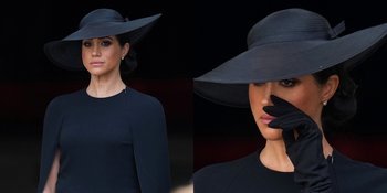 10 Potret Meghan Markle di Hari Pemakaman Ratu Elizabeth II, Tangis Duke of Sussex Jadi Sorotan 