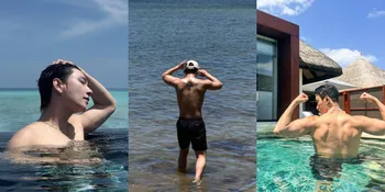 10 Potret Member SEVENTEEN Balapan Pamer Hasil Nge-gym Saat Liburan Musim Panas di Hawaii - Maldives