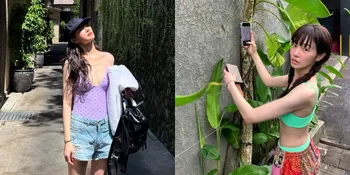 10 Potret Park Gyu Young saat Liburan di Bali, Senyumnya Semringah dan Sempatkan Berjemur di Pantai