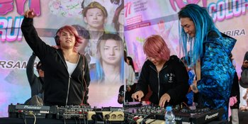 10 Potret Penampilan DJ Evelyn di Repezen Color Run 2022, Bawa Misi Hapus Stigma Negatif Terhadap Profesi Disjoki