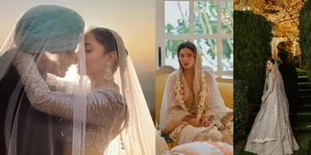 10 Potret Pernikahan Kedua Mahira Khan, Diantar Anak ke Pelaminan - Akad Nikah Bertabur Air Mata 