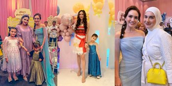 10 Potret Pesta Ulang Tahun Claire Anak Shandy Aulia, Meriah Bertema Disney Princess - Aura Kasih All Out Dandan Jadi Moana