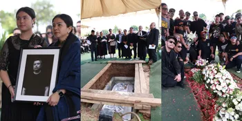 10 Potret Proses Pemakaman Ricky Siahaan, Diiringi Lagu The Smashing Pumpkins - Personel Seringai Beri Penghormatan Terakhir
